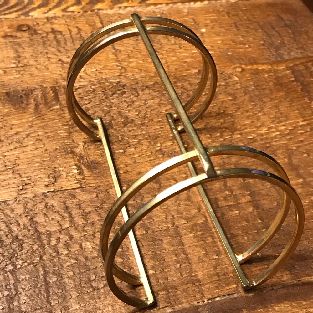 COPY - Lucky Brand Gold Bar Cuff Bracelet